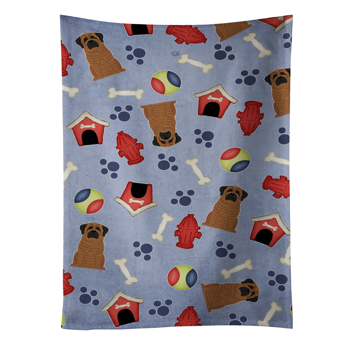 Bb2628ktwl Dog House Collection Mastiff Brindle Kitchen Towel