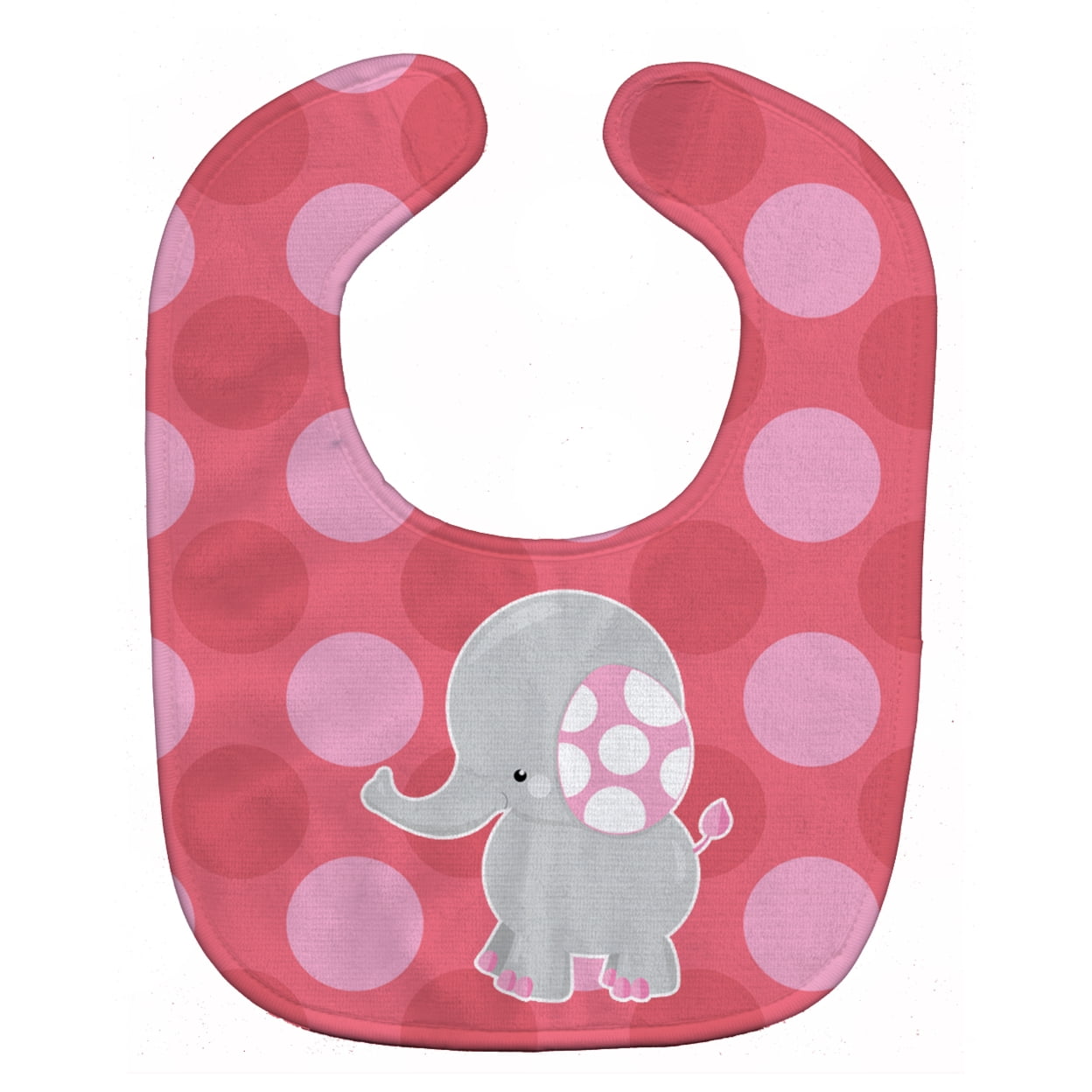 Bb6950bib Elephant Big Polkadots Baby Bib