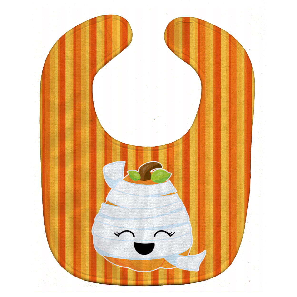 BB6968BIB Halloween Pumpkin Mummy Baby Bib