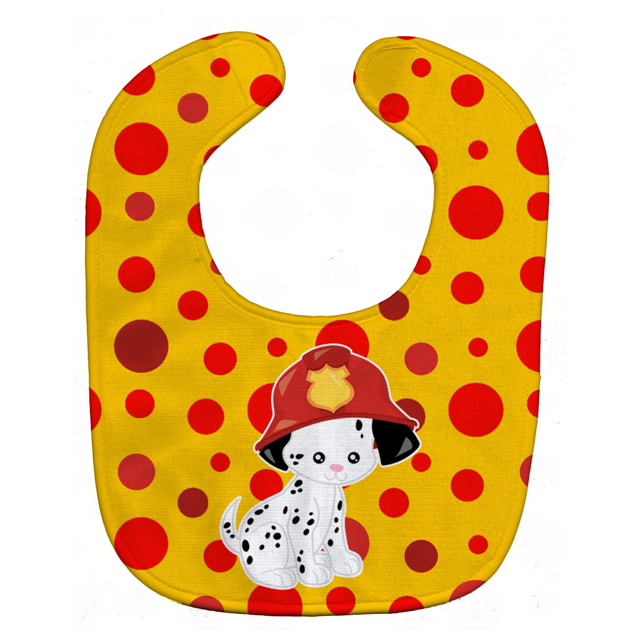 Bb6999bib Fireman Dalmatian Puppy Baby Bib