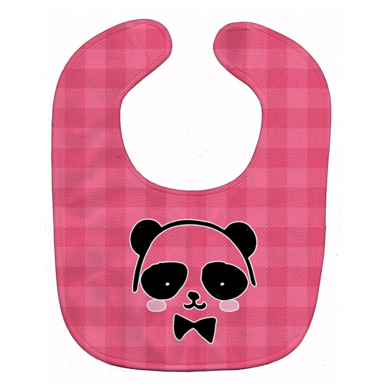 Bb7039bib Panda Bear Pink Face Baby Bib