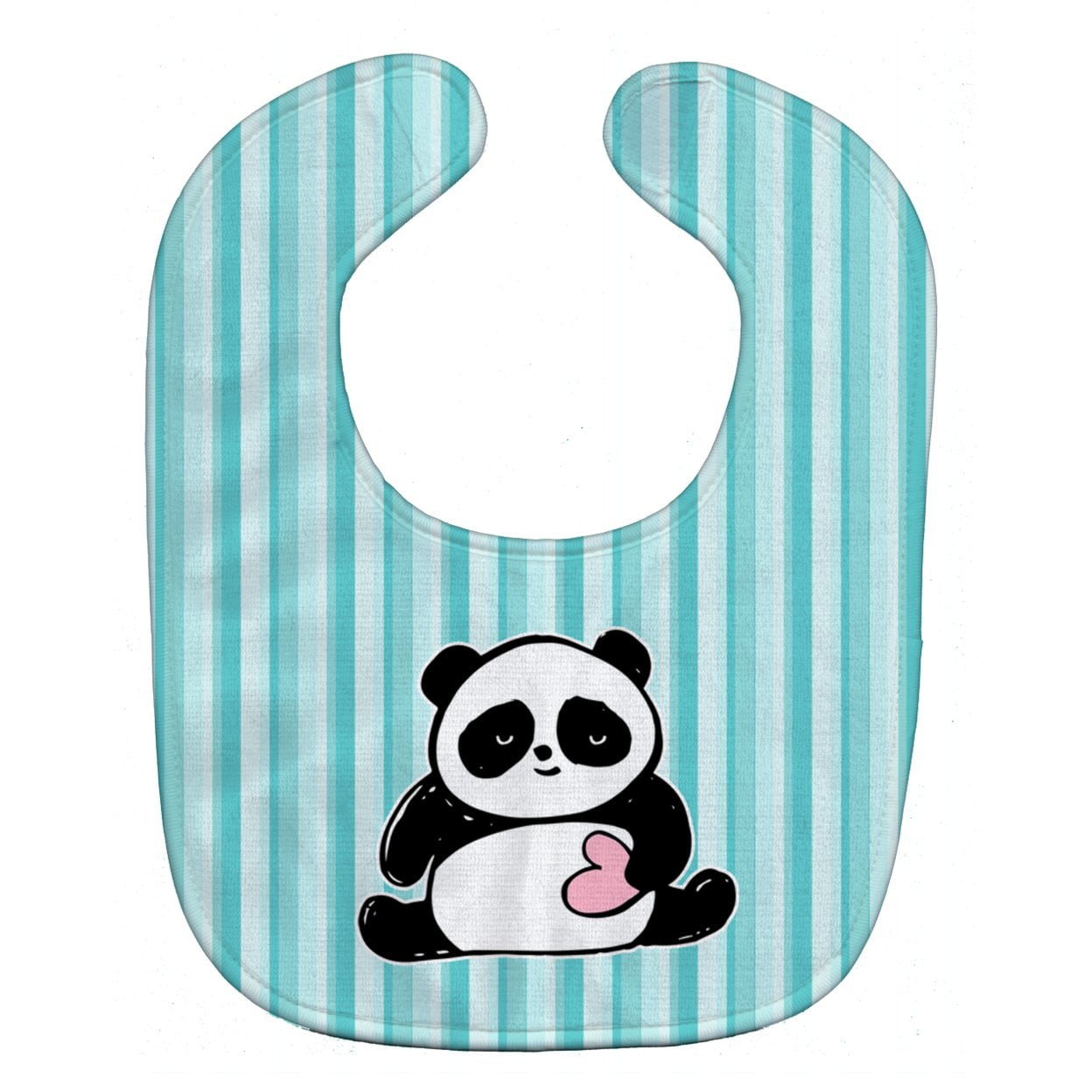 Bb7040bib Panda Bear Love Baby Bib