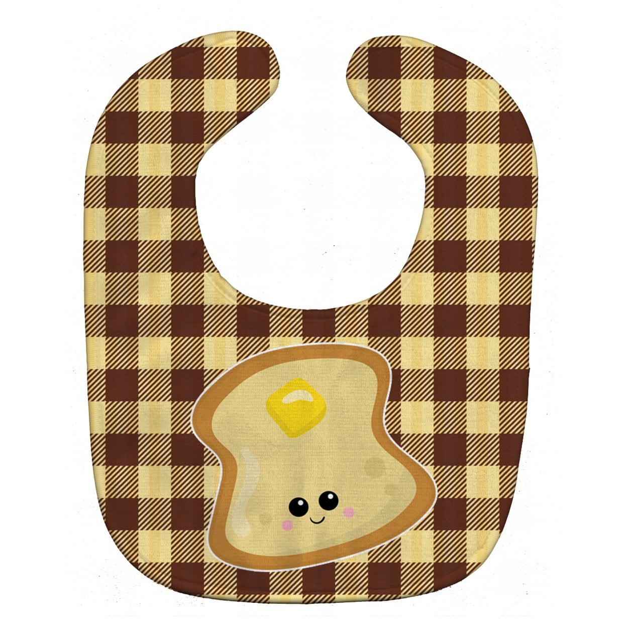 Bb7041bib Buttered Toast Face Baby Bib