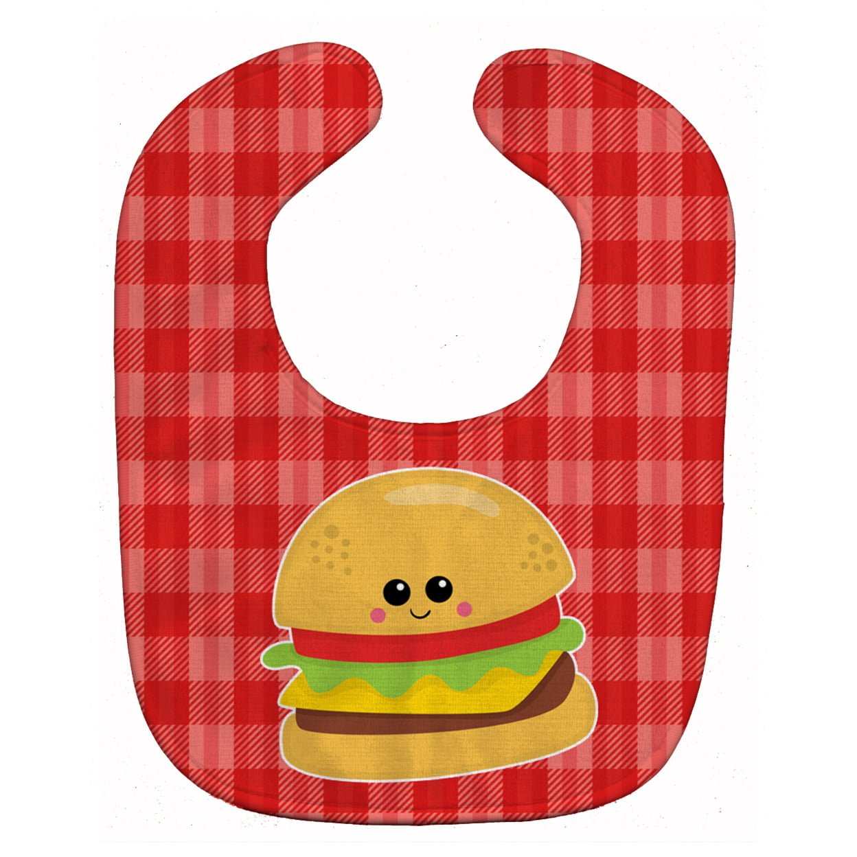 Bb7042bib Hamburger Face Baby Bib