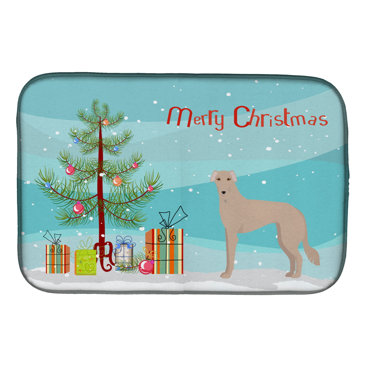 UPC 194030019924 product image for CK3848DDM Tan Longdog Christmas Tree Dish Drying Mat | upcitemdb.com