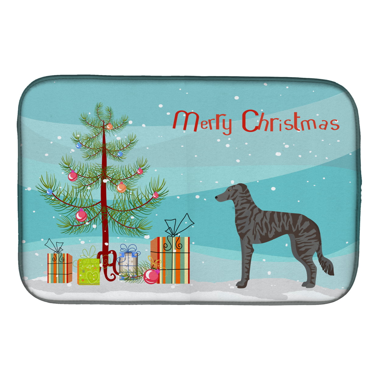 UPC 194030019931 product image for CK3849DDM Longdog Christmas Tree Dish Drying Mat | upcitemdb.com