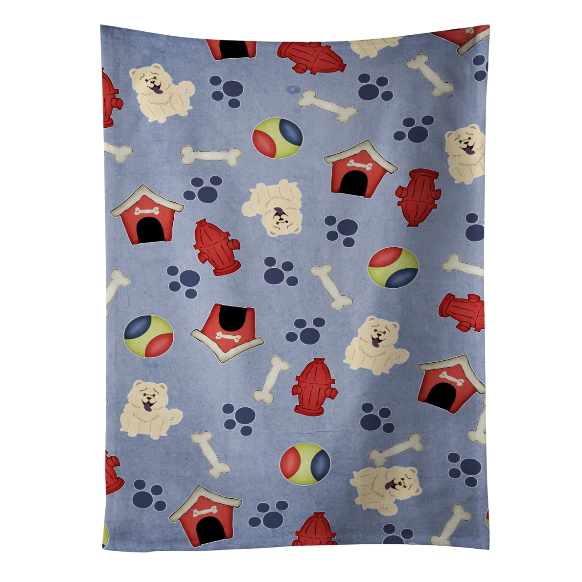 Bb2753ktwl Dog House Collection Chow Chow White Kitchen Towel