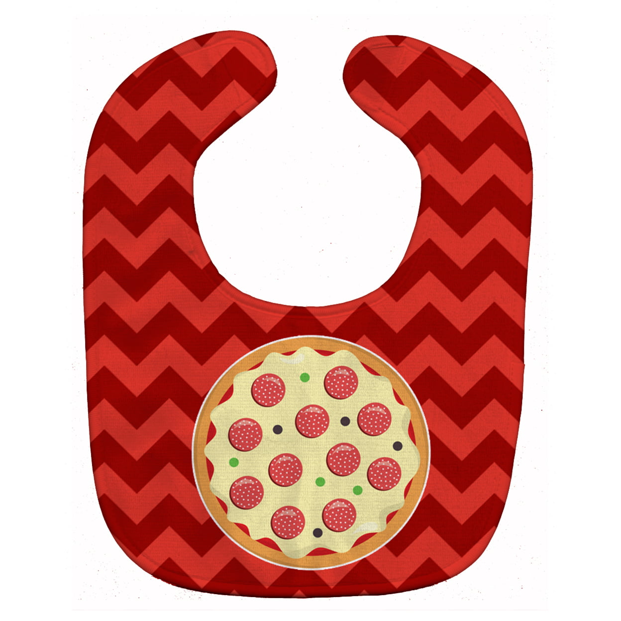 Bb7058bib Large Pizza Baby Bib