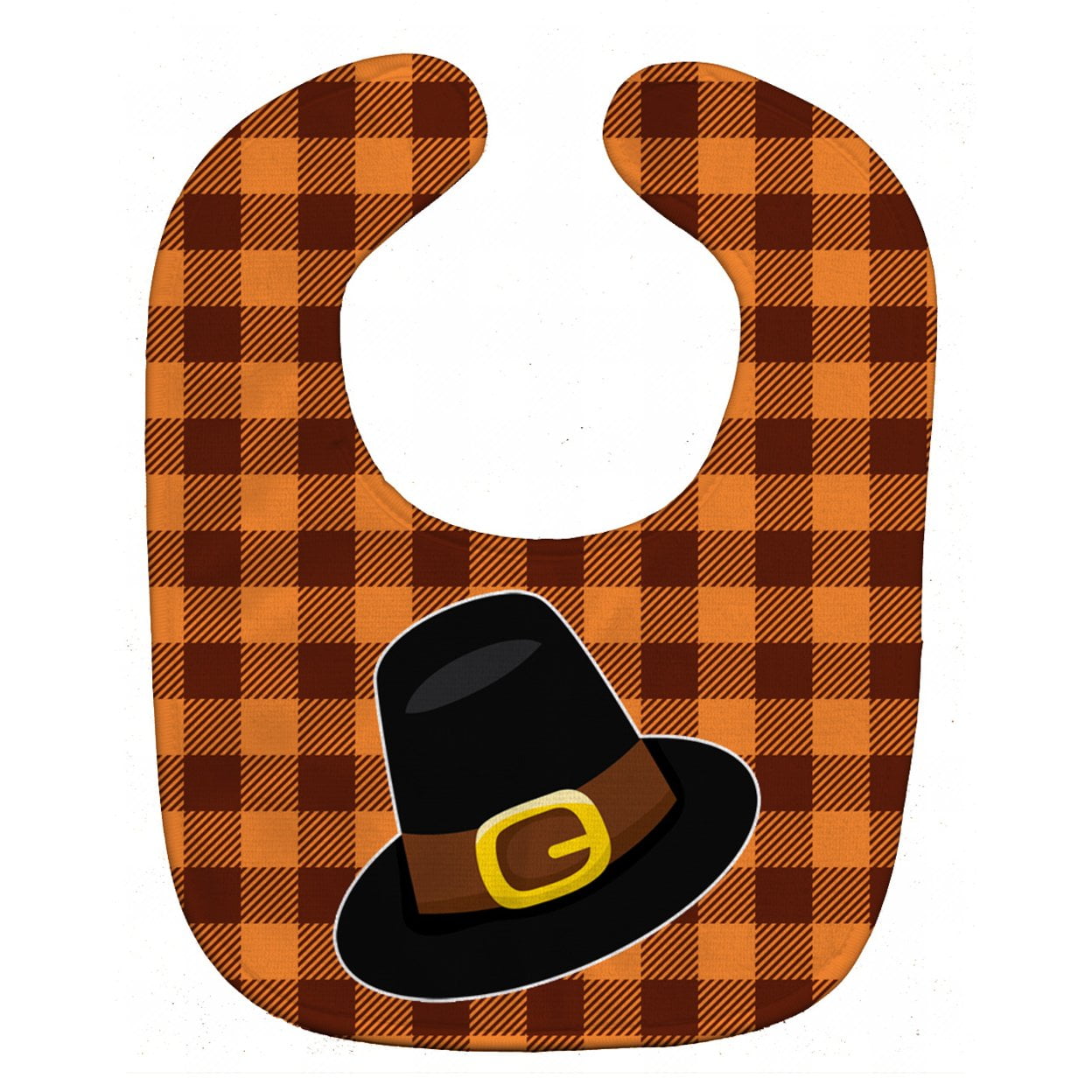 Bb7112bib Thanksgiving Pilgrim Hat Baby Bib