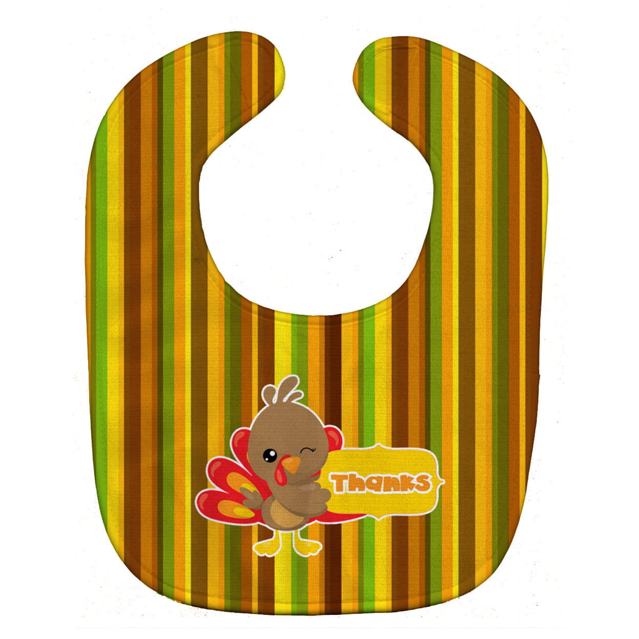 Bb7116bib Thanksgiving Turkey Thanks Baby Bib