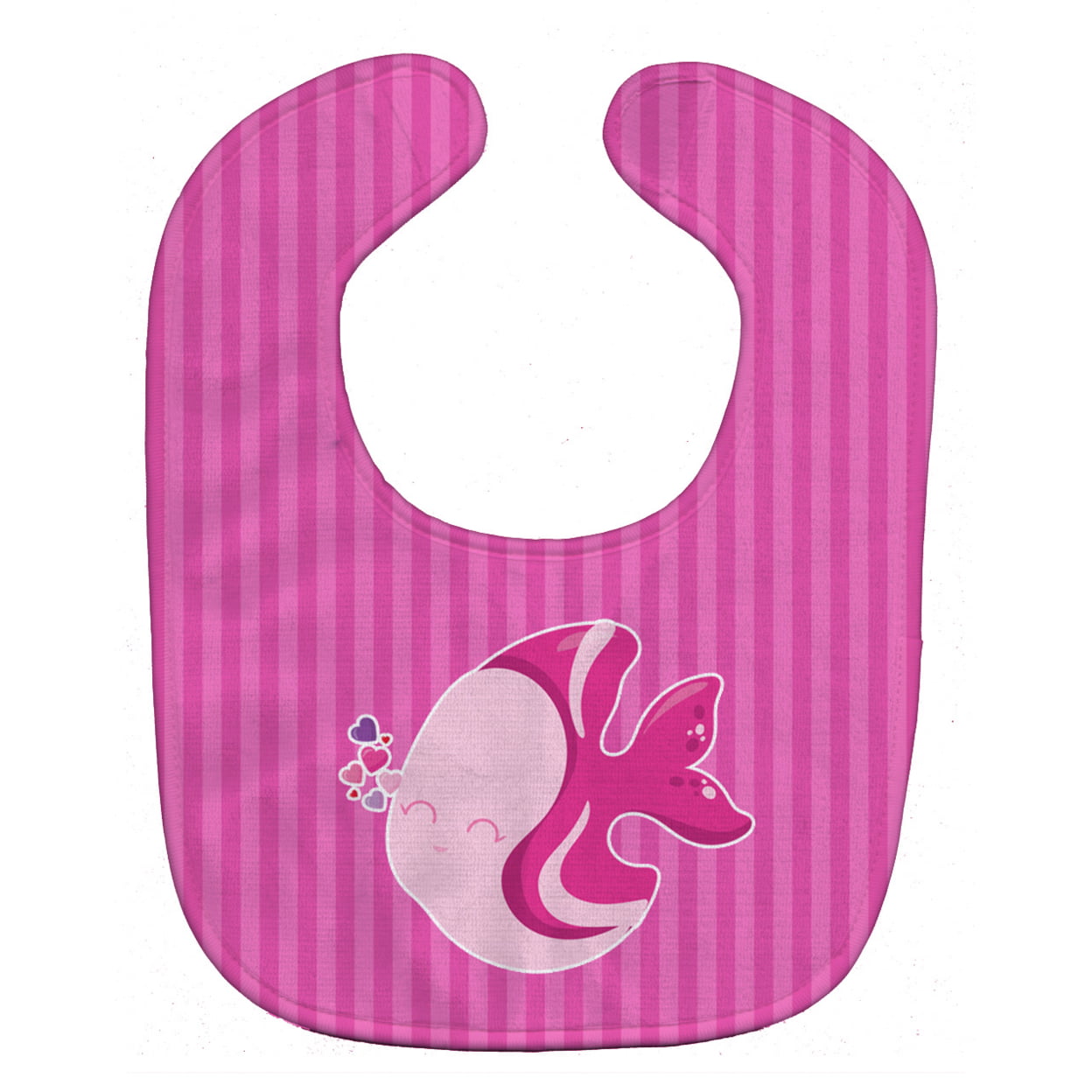 Bb7131bib Pink Fish Baby Bib