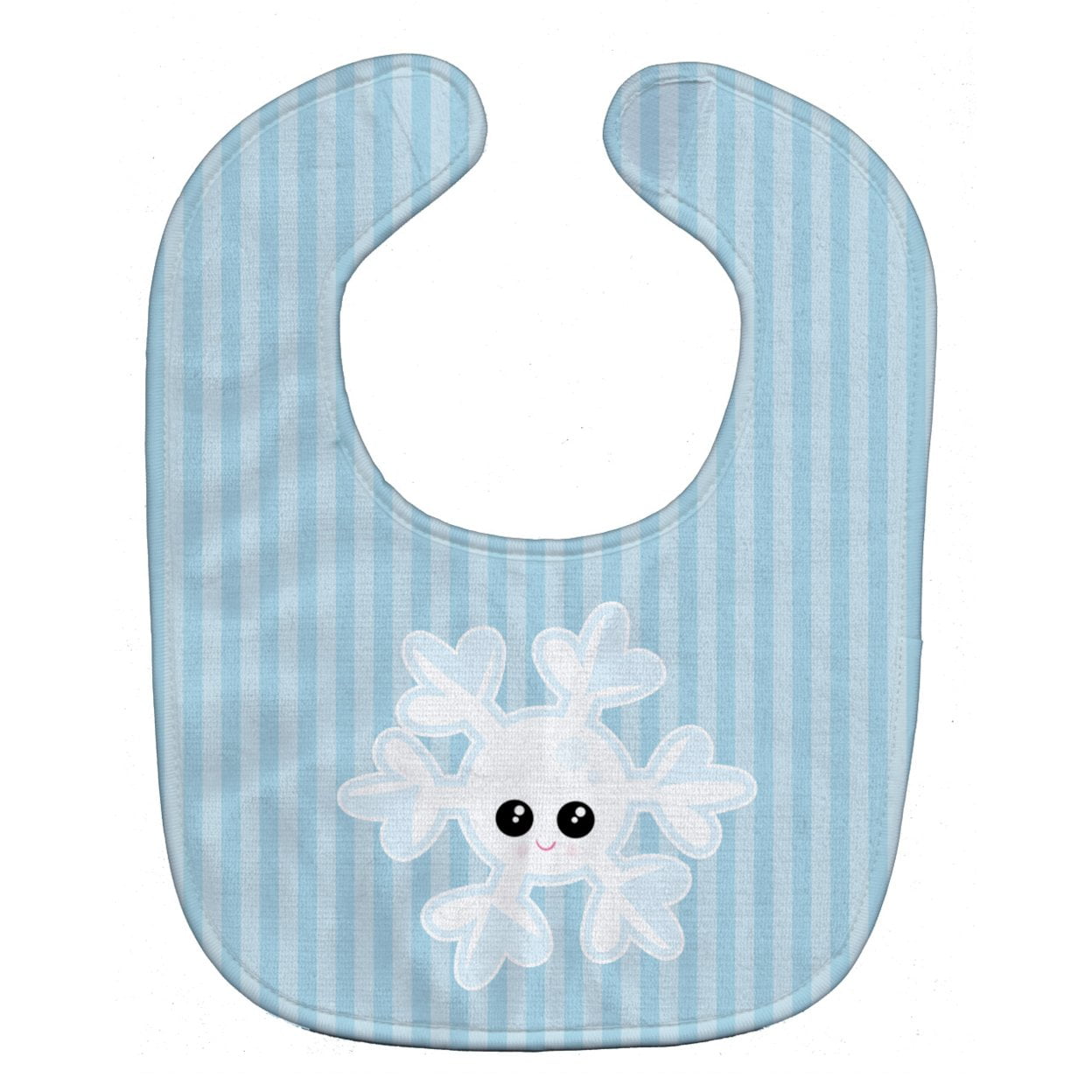 Bb7149bib Weather Snowflake Face Baby Bib