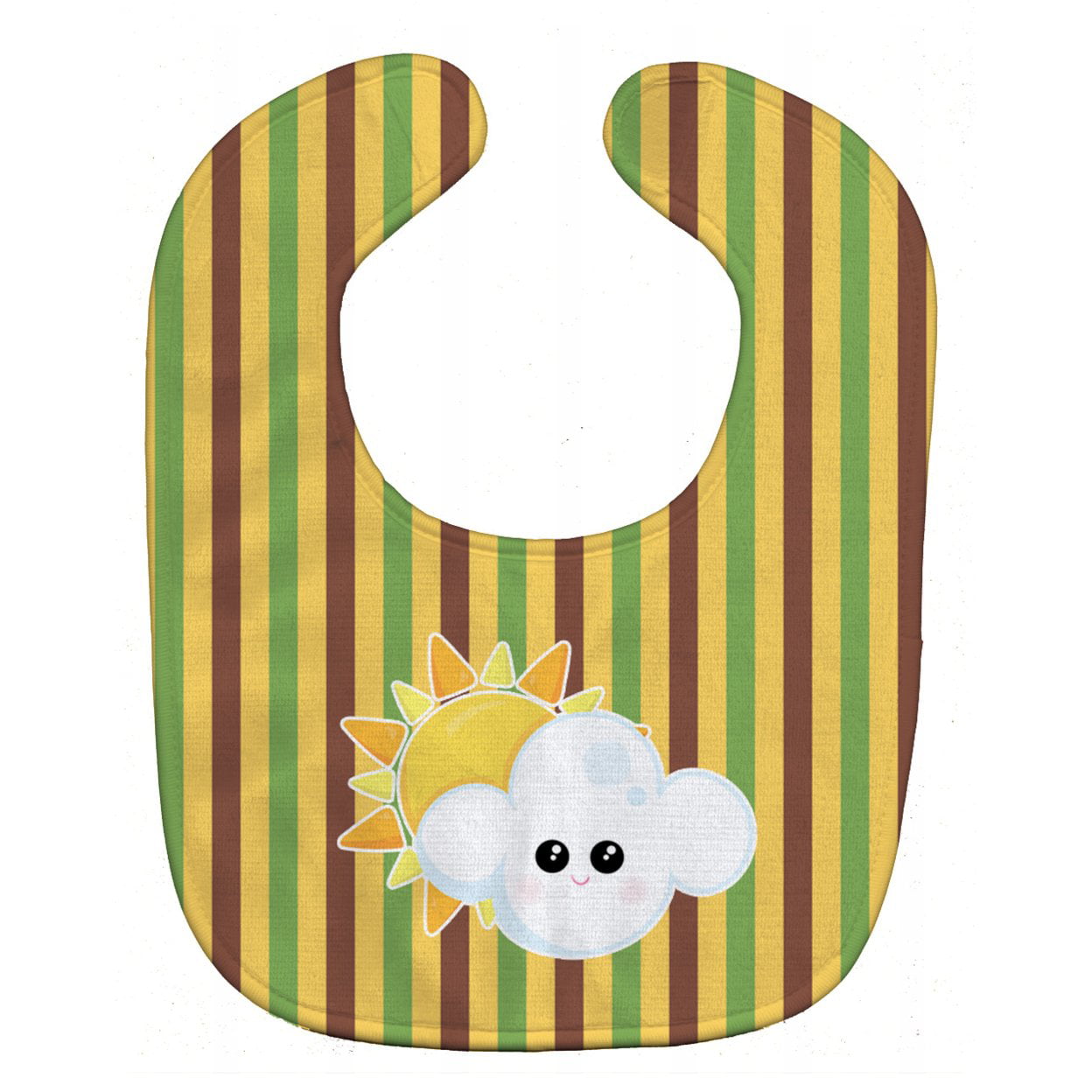 Bb7152bib Weather Partly Cloudy Face Baby Bib