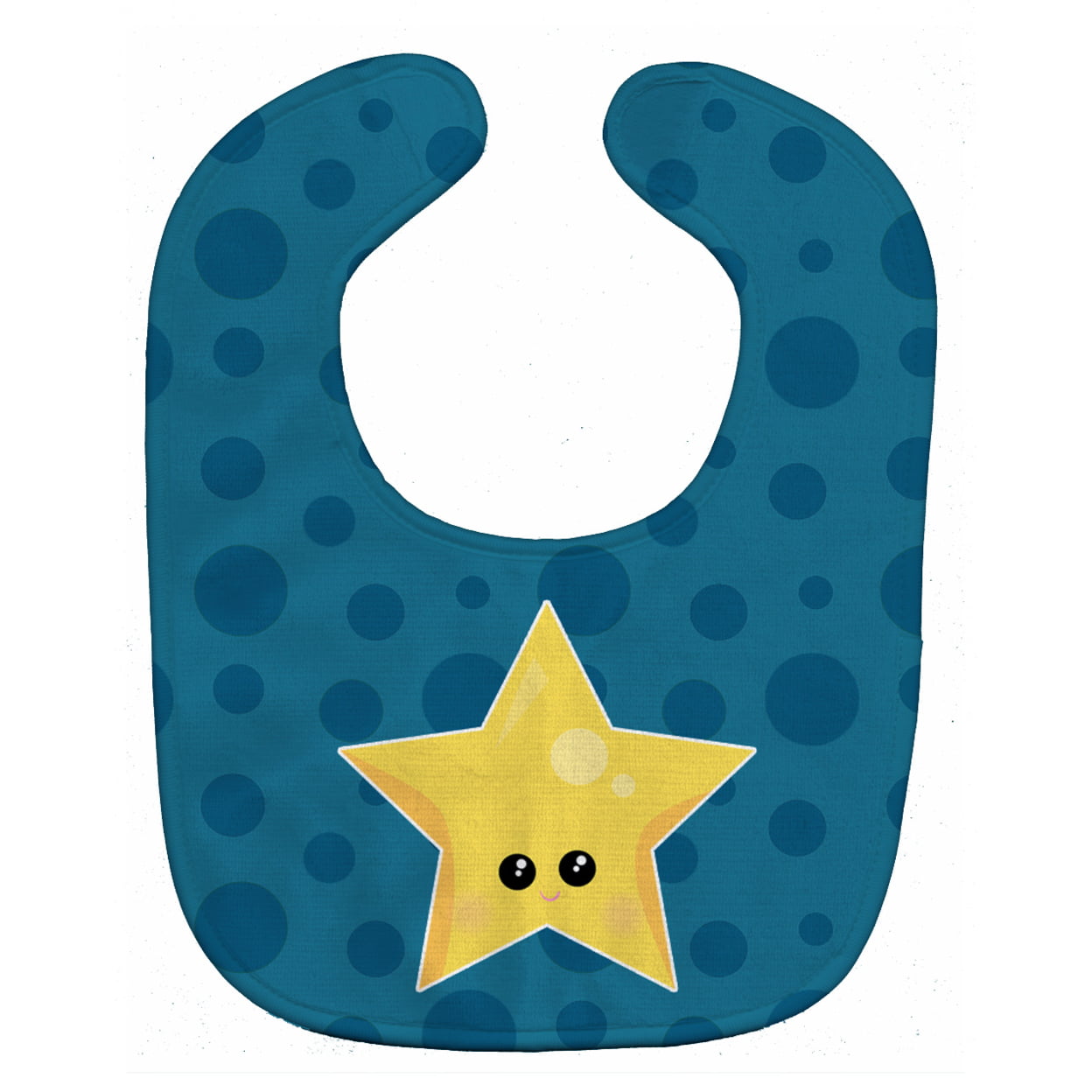 Bb7159bib Weather Night Star Face Baby Bib