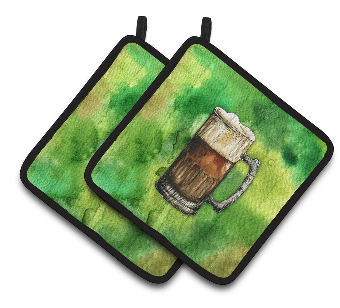 Bb5761pthd Irish Beer Mug Pair Of Pot Holders