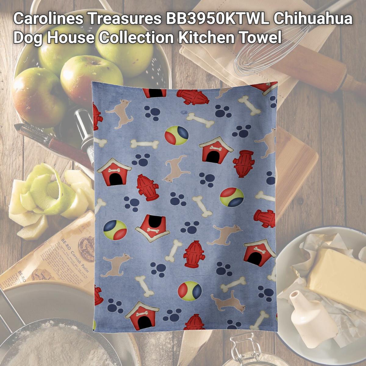 Picture of Carolines Treasures BB3950KTWL Chihuahua Dog House Collection Kitchen Towel