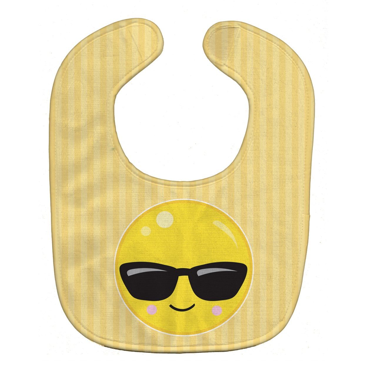 Cool Sunglass Face Baby Bib