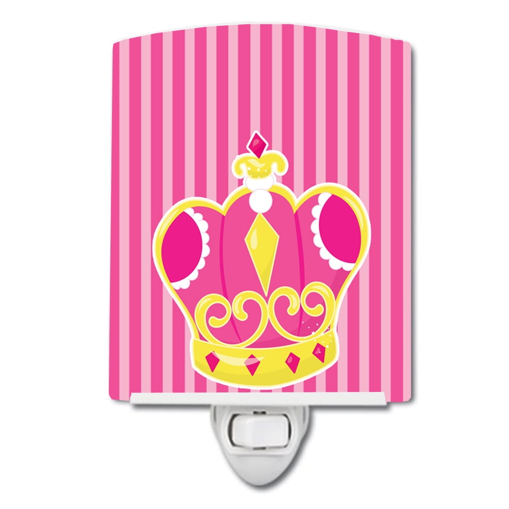 Princess Crown Ceramic Night Light