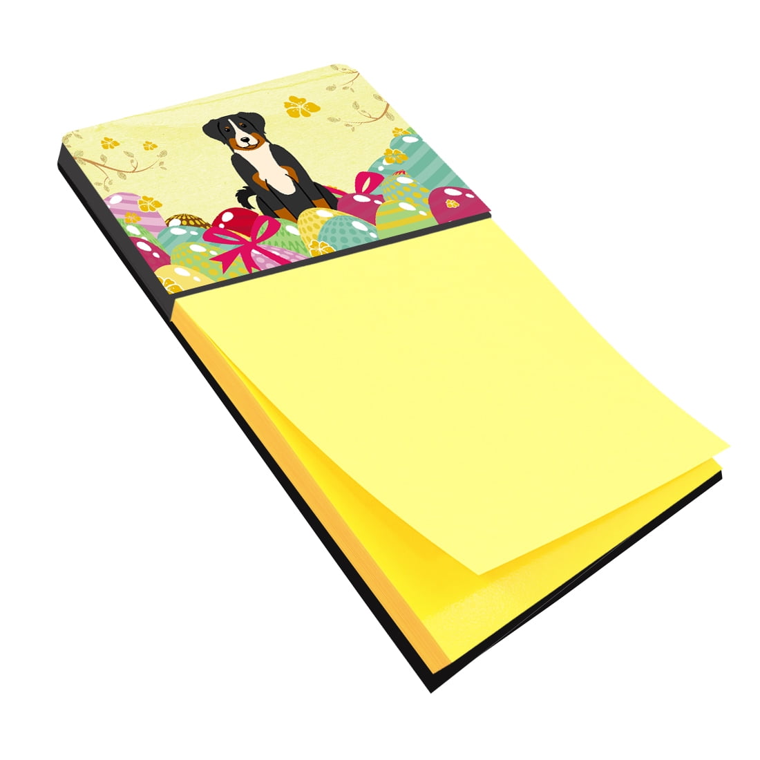 UPC 638508786074 product image for BB6043SN Easter Eggs Appenzeller Sennenhund Sticky Note Holder | upcitemdb.com