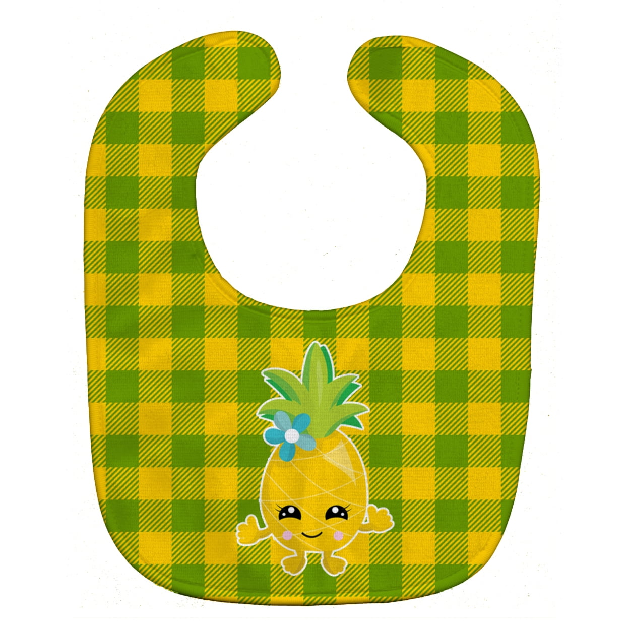 Pineapple Girl Face Baby Bib