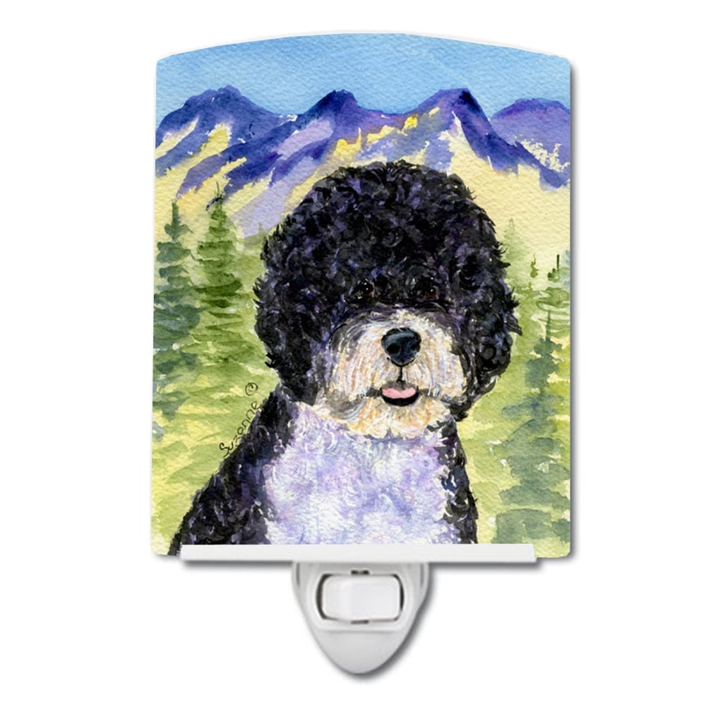 Ss8303cnl Portuguese Water Dog Ceramic Night Light