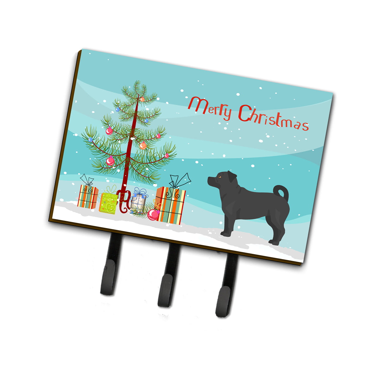 UPC 194030042205 product image for CK3844TH68 Balck Jug Christmas Tree Leash or Key Holder | upcitemdb.com