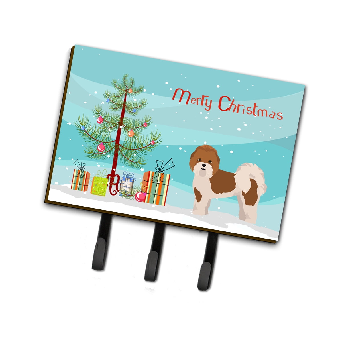 UPC 194030042298 product image for CK3853TH68 Mal-Shi Christmas Tree Leash or Key Holder | upcitemdb.com