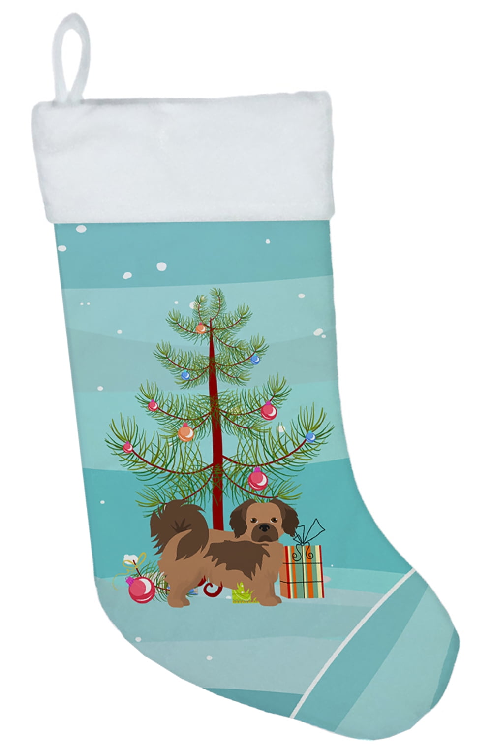 Tibetan Spaniel Christmas Tree Christmas Stocking