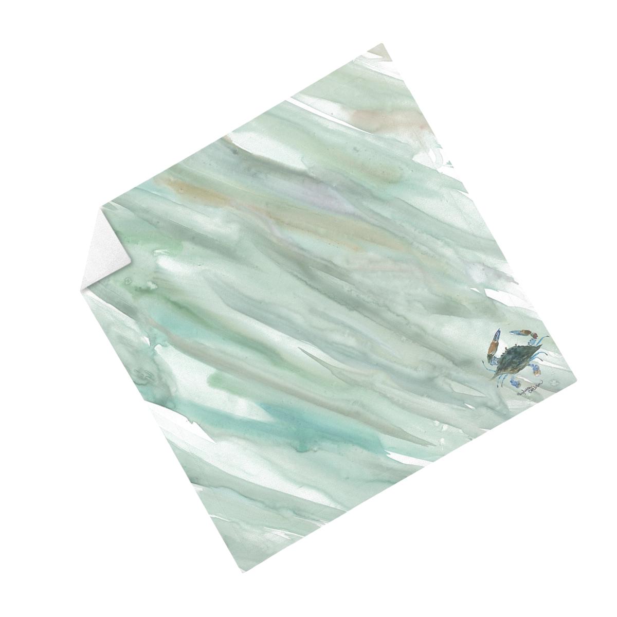 Picture of Carolines Treasures SC2060NAP Crab No.2 on Sage Green Napkin