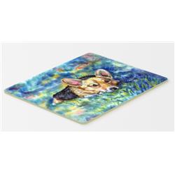7409cmt 20 X 30 In. Corgi Tuckered Out Kitchen Or Bath Mat