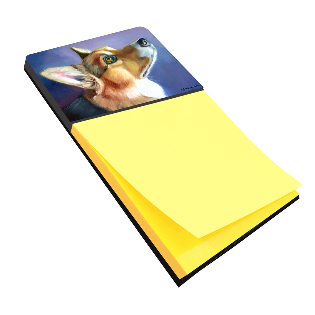 7405sn Corgi Devotion Sticky Note Holder