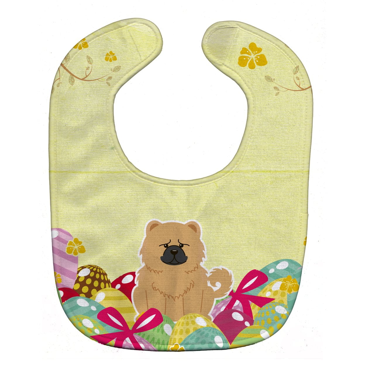 Bb6144bib Easter Eggs Chow Chow Cream Baby Bib