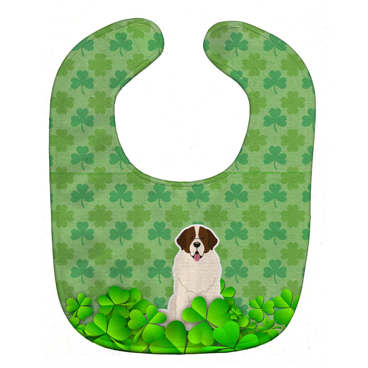 Bb6168bib Moscow Watchdog Shamrocks Baby Bib