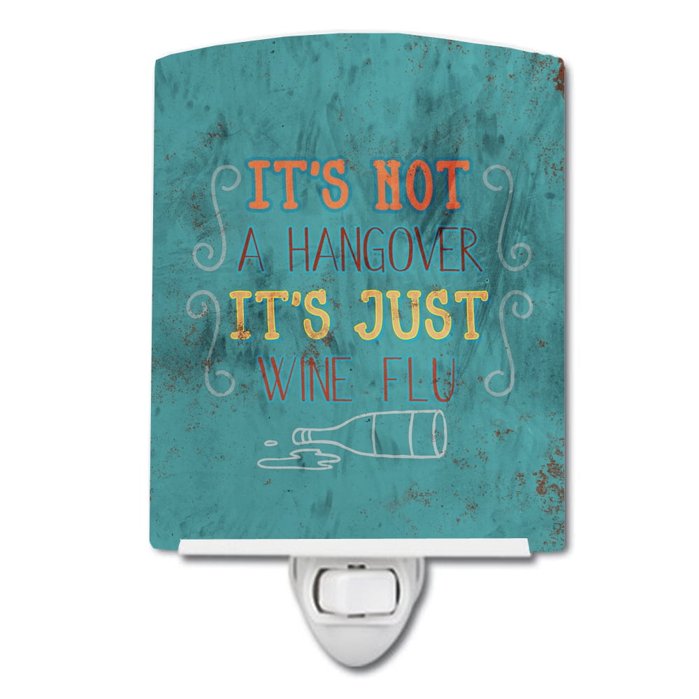 Wine Flu Ceramic Night Light