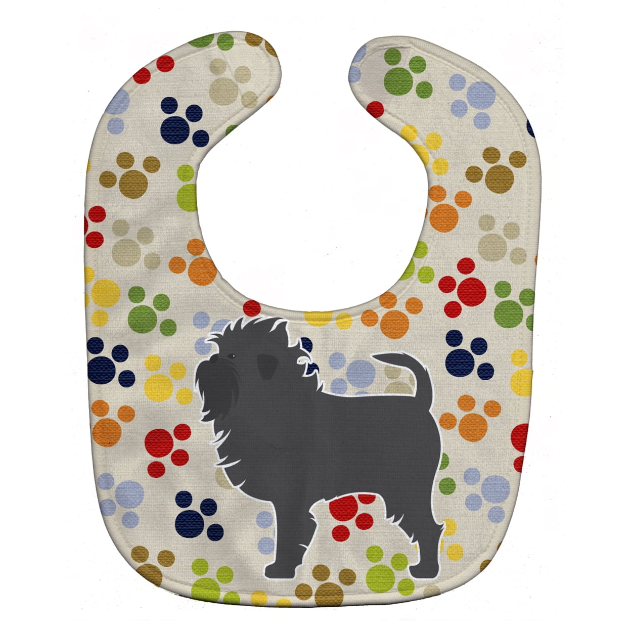 Bb6353bib Affenpinscher Pawprints Baby Bib