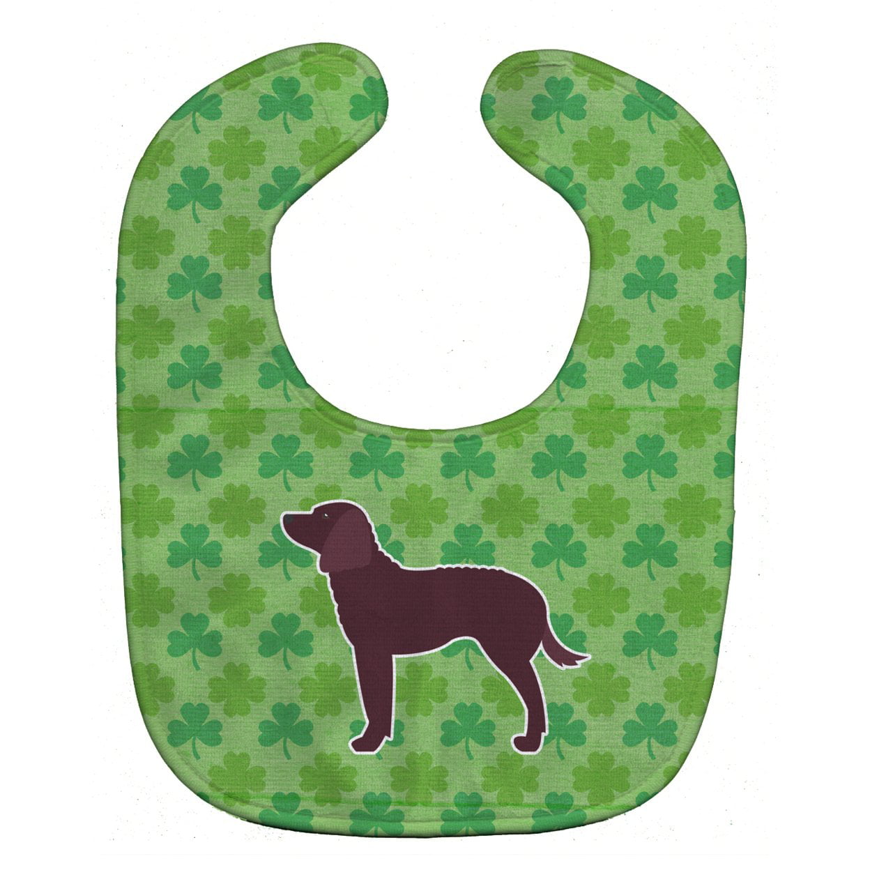 Bb6406bib American Water Spaniel Shamrocks Baby Bib