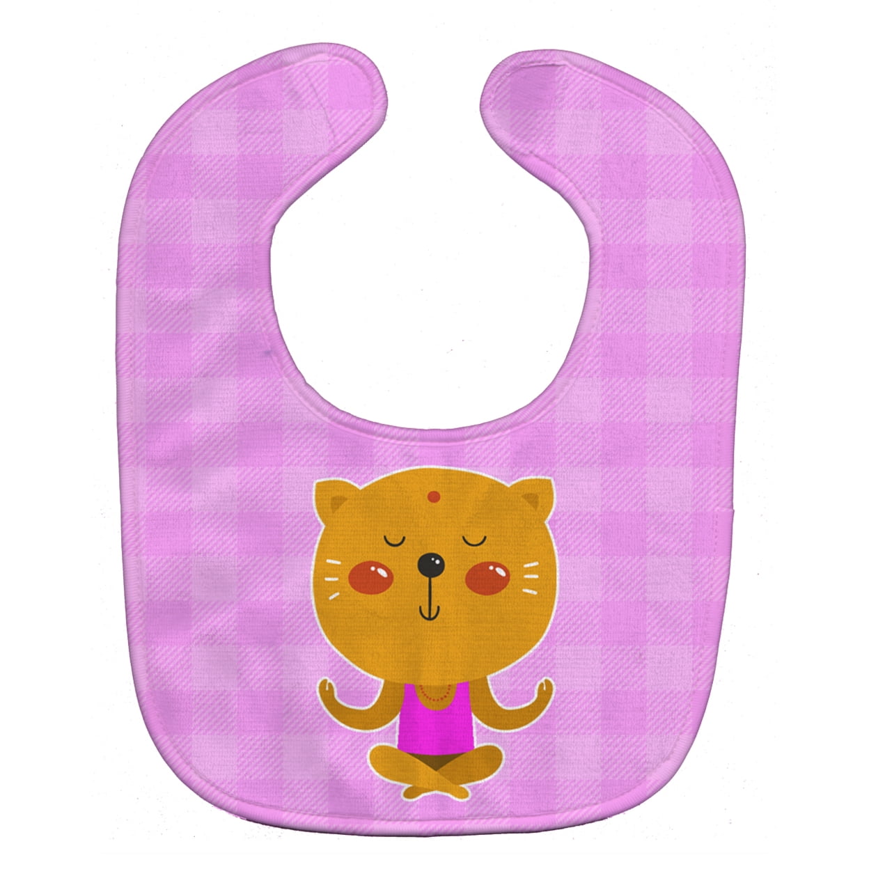 Bb6728bib Yoga Cat Baby Bib