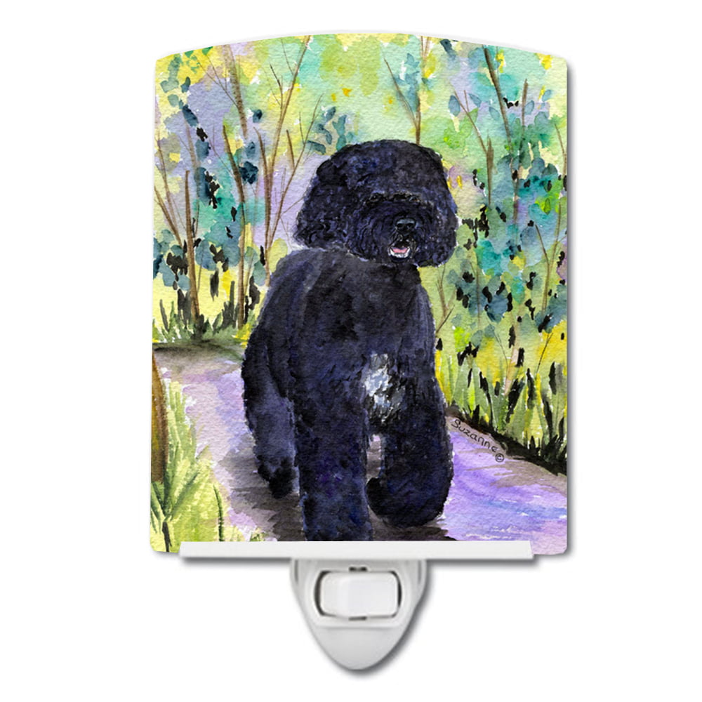 Ss8264cnl Portuguese Water Dog Ceramic Night Light