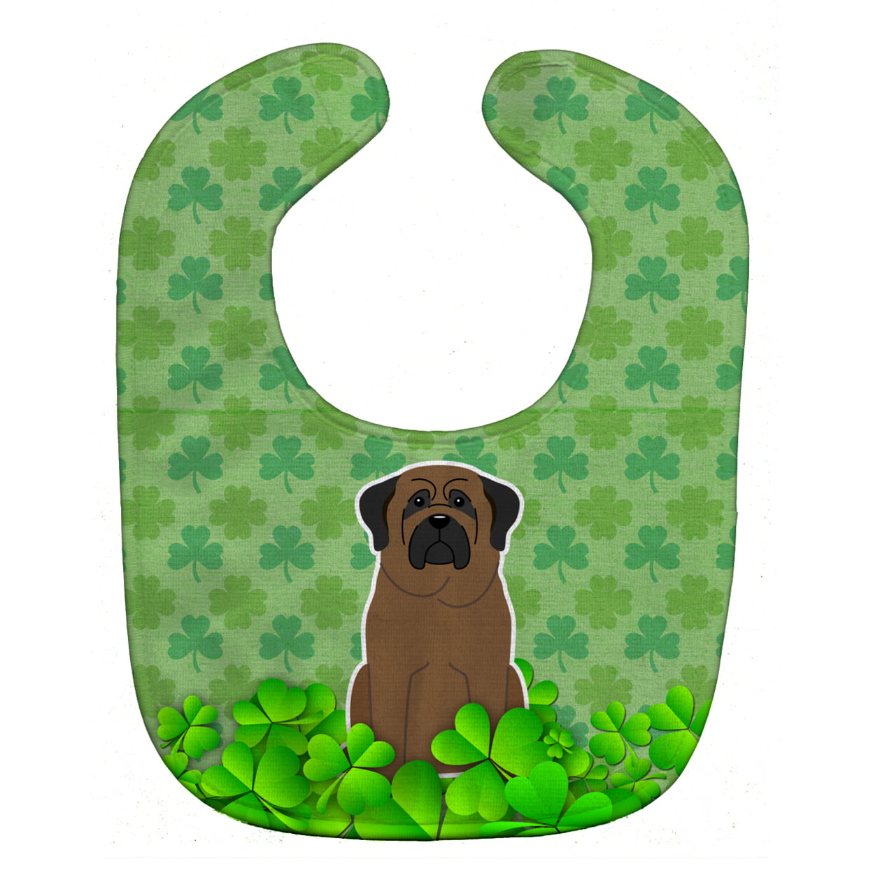 Bb6225bib Bullmastiff Shamrocks Baby Bib