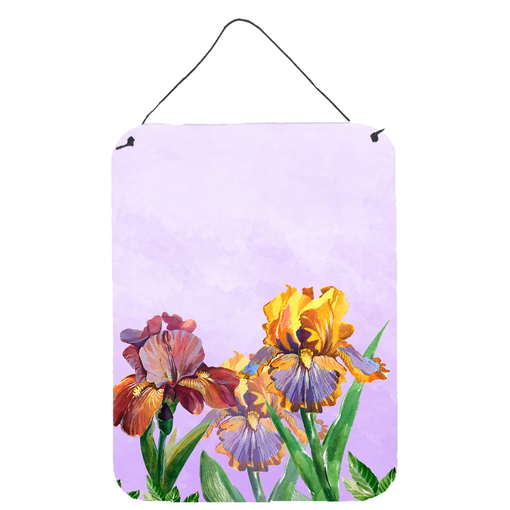 UPC 785578432483 product image for Purple & Yellow Iris Wall or Door Hanging Prints | upcitemdb.com
