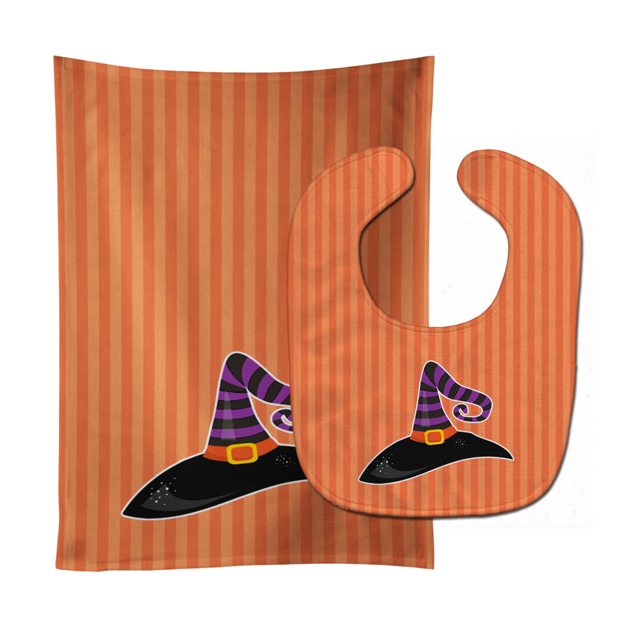 BB9160STBU Halloween Witchs Hat No.2 Baby Bib & Burp Cloth