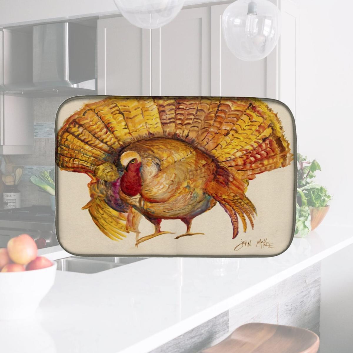 Picture of Carolines Treasures JMK1023DDM Turkey Dish Drying Mat