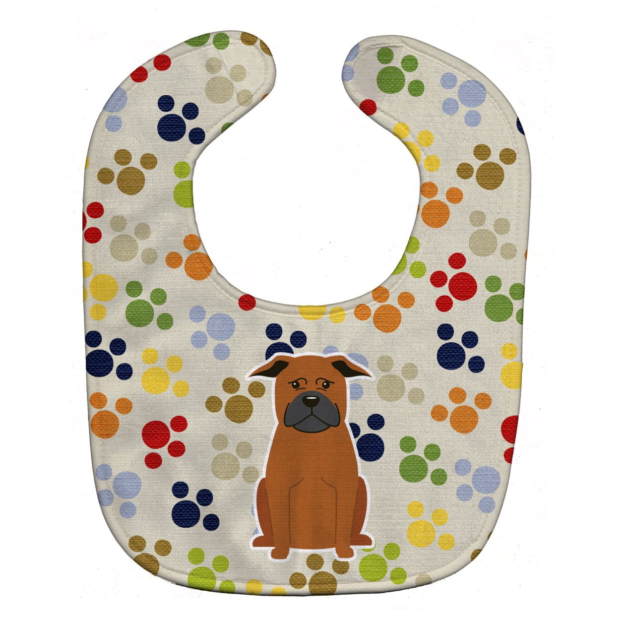 Bb5940bib Pawprints Chinese Chongqing Dog Baby Bib