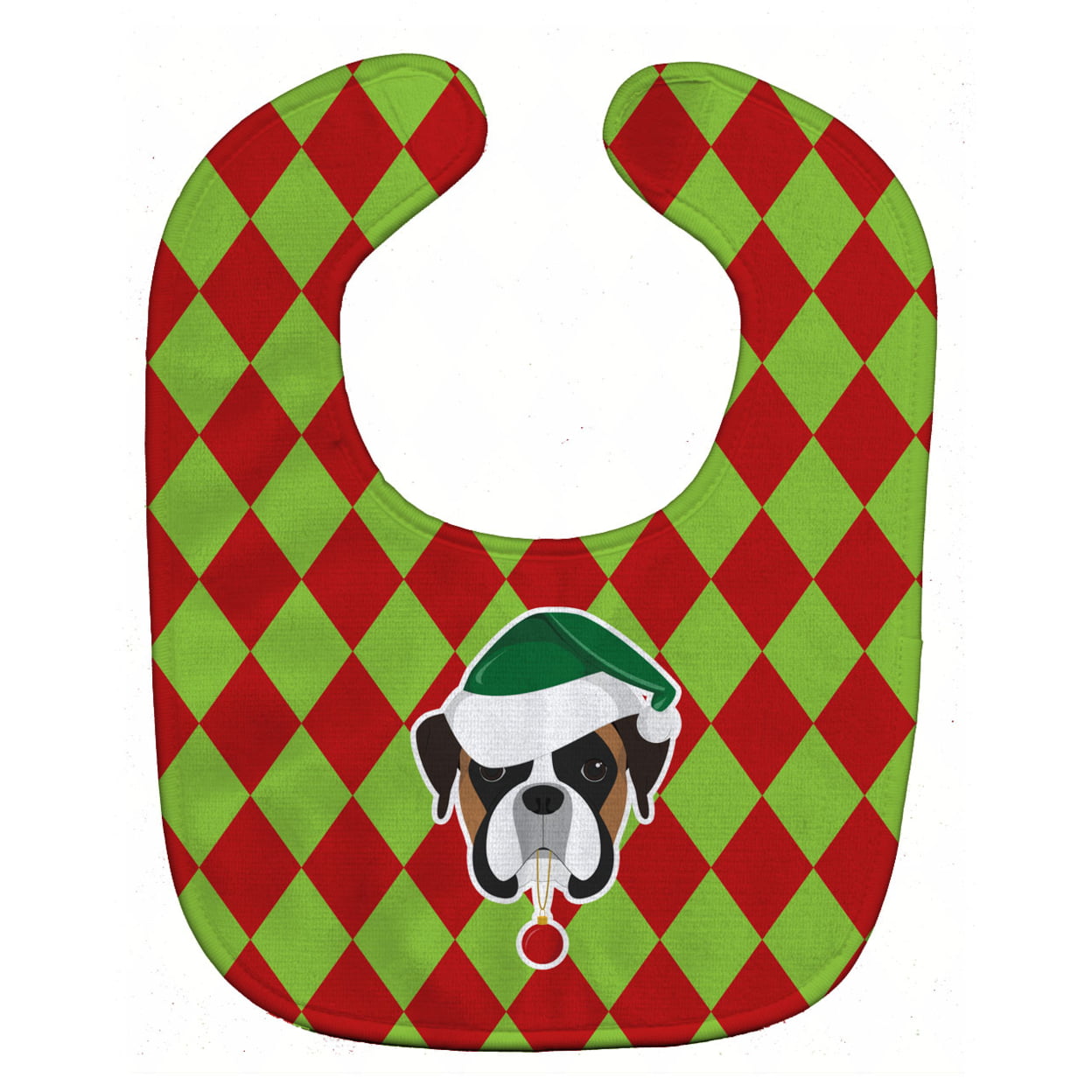 Bb5975bib Christmas Boxer Baby Bib