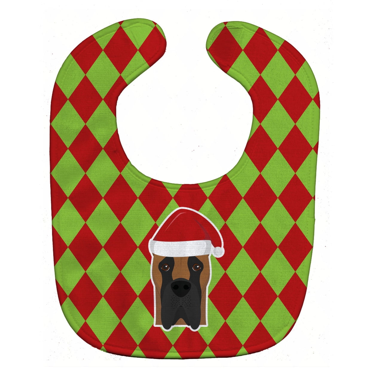 Bb5988bib Christmas Great Dane Baby Bib