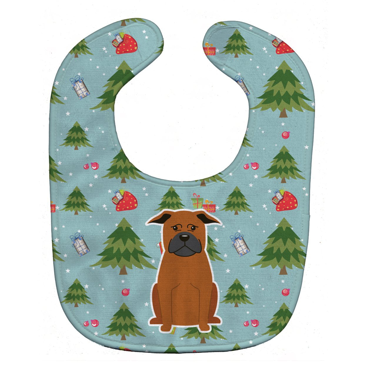 Bb4771bib Christmas Chinese Chongqing Dog Baby Bib