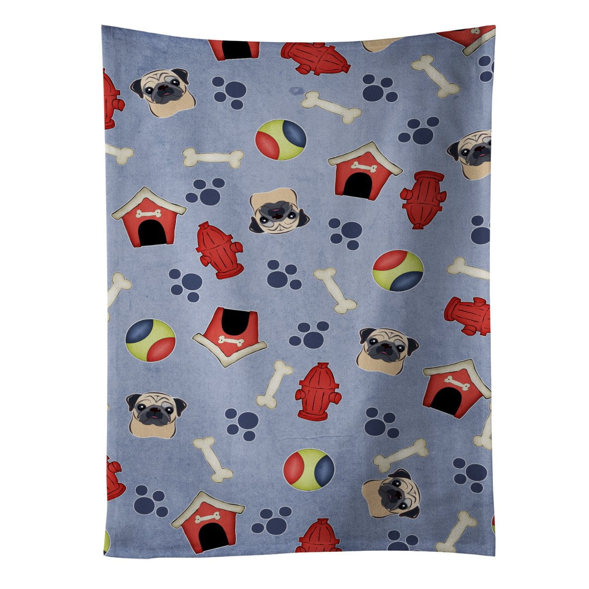 Bb4041ktwl Dog House Collection Fawn Pug Kitchen Towel