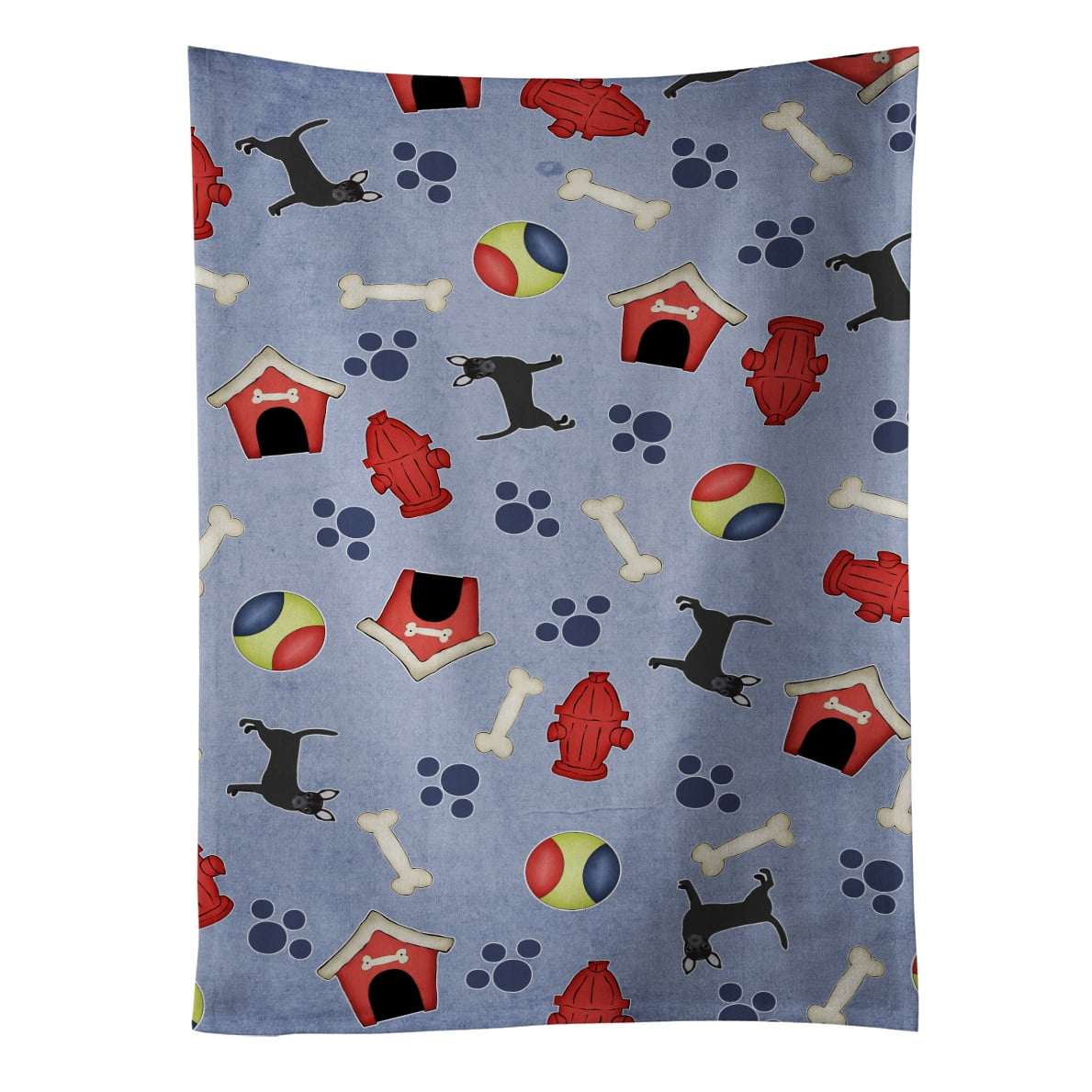 Bb4067ktwl Dog House Collection Black Chihuahua Kitchen Towel