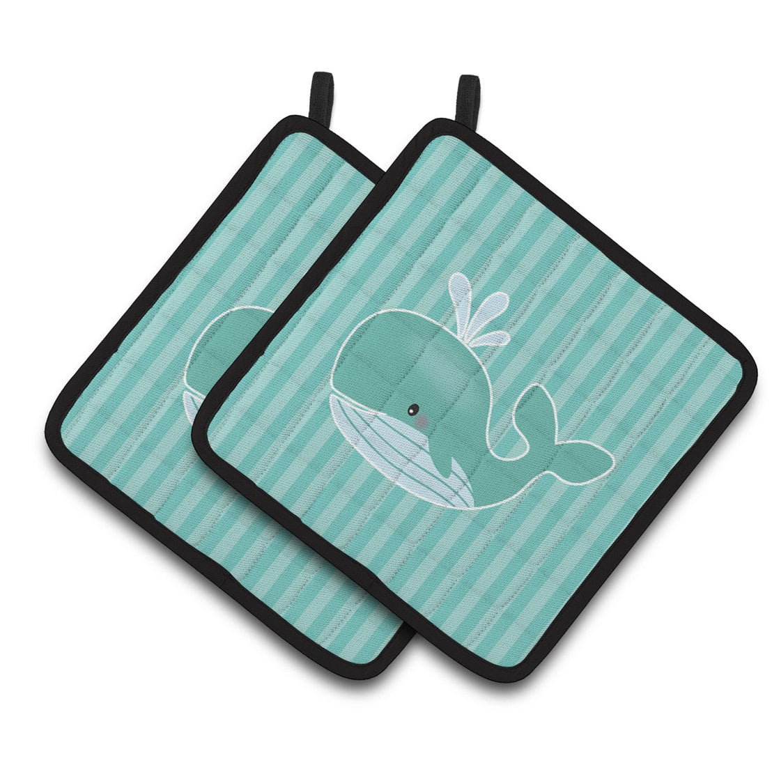 Bb7125pthd Whale Pair Of Pot Holders