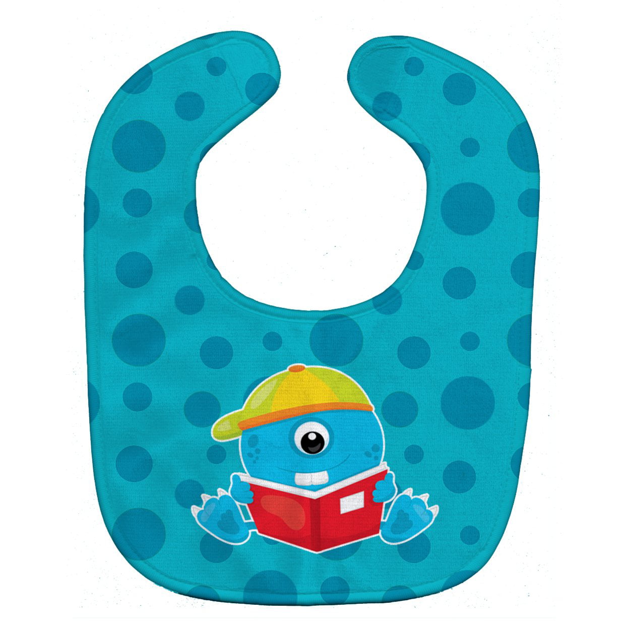 Monster Blue Baby Bib